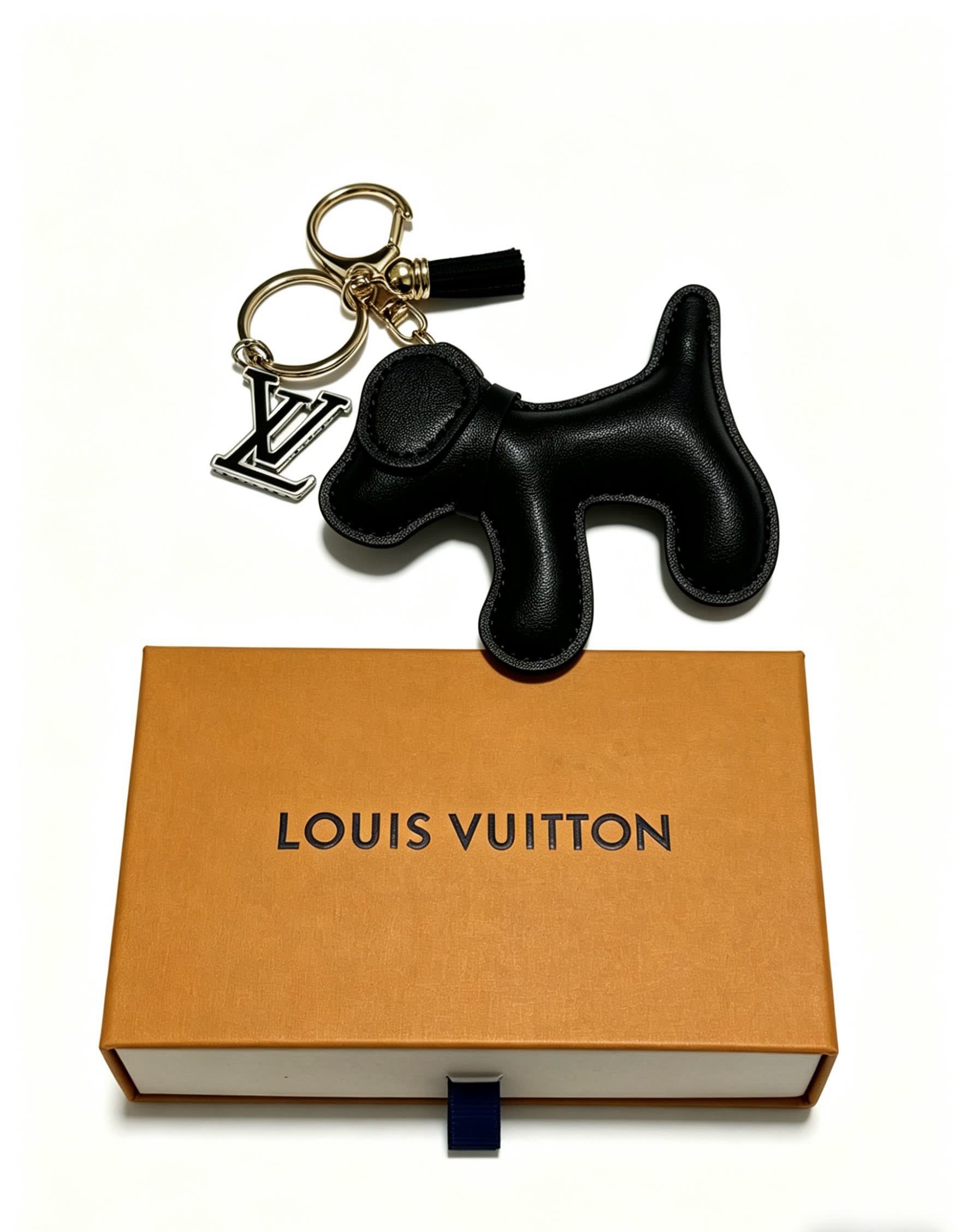Louis Vuitton Dog Keychain